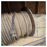 Two Large Spools of Rope