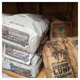 6 Bags of Hardwood Lump Charcoal