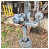 Large Pedestal Mounted Belt Sander