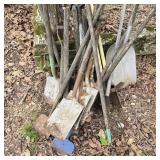 Lot of Hand Tools w/ Wood Handles