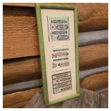 Vintage Framed Wrigley