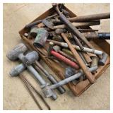 Flat w/ Brass & Lead Hammers in Back Room