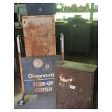 Old AC Delco / GM Cart & Metal Boxes