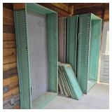 Set of 4 Metal Shelving Units