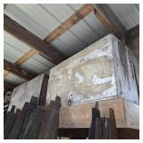 Two Large Wood Storage Chests Above