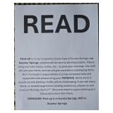 READ - Pick-Up Notice / Instructions - READ