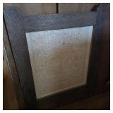 21" x 27" Rustic Framed Beaver Lake Area Map