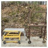 Lot of Roling Carts / Work Platform / Table Base