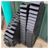 Lot of Black Plastic Shelf Bins / Organizers