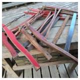 Four Red Bow Saws