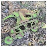 Antique Jamesway Hay Trolley (8