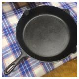 #14 Made in USA 15" Cast Iron Skillet