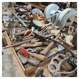 Contents of Tabletop: Flats of Tools & Misc.