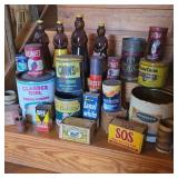 Box #1 of Vintage Tins w/ Mrs. Butter-worth