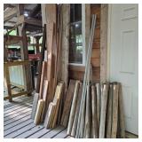 Lot of Misc. Lumber, Logs, & Pipe