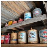 30+ Vintage Oil / Lube / Fuel Cans