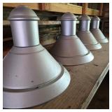 Set of 4 Industrial Style LED Loft Light Fixtures