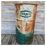 Vintage Texaco Barrel