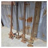 Lot of 4 Hi-Lift Jacks