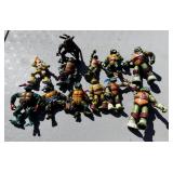 Basket w/ VTG Ninja Turtles