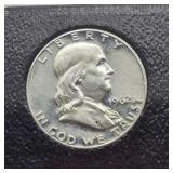 1962 FRANKLIN SILVER HALF DOLLAR