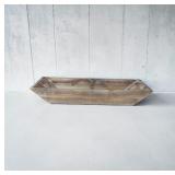 Wood Harvest Basket Planter (see all photos for