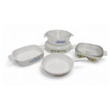 Vtg Corningware Fire King Baking Dishes