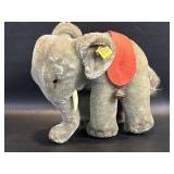 Vintage Steiff Mohair Circus Elephant w/ Saddle