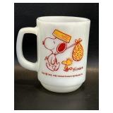 ï¿½65 Snoopy Come Home Mug Cup Anchor Hocking FIRE
