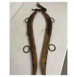 NICE PAIR HORSE HAMES