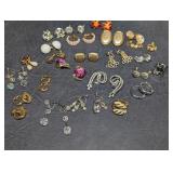 Vintage Costume Jewelry Earrings , Coro & More!