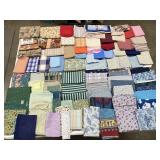 BOX LOT SEWING MATERIAL 45 LBS. WORTH
