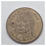 CRAZY HORSE "THE OGLALA SIOUX" TRIBE TOKEN