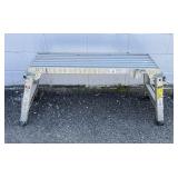 Aluminum Folding Work Platform. Adjustable Height