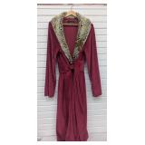 Donna Salyers Fabulous Furs Robe W/ Pockets &