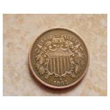 1864 2 Cent U.S. Coin Good Condition