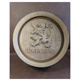 Vintage Lowenbrau Beer Barrel Wall Decor Beer