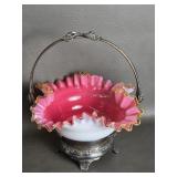 Antique Pairpoint Victorian Bridesï¿½s Basket
