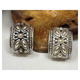 John Hardy Jaisalmer Dot rectangle or earrings