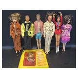 Vintage Doll Lot : 1960 Ken , Tammy, Spunky ,