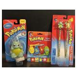 Vintage NOS Pokï¿½mon Squirtle Pencil Topper, Night