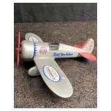 PABST BLUE RIBBON BEER DIE-CAST METAL AIRPLANE