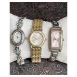 3 LADIES WRIST WATCHES UNTESTED