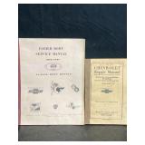 FISHER BODY SERVICE MANUAL 1926-1931 & CHEVROLET