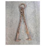Antique Log Dogs