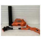 NOS BLACK & DECKER 20 VOLT LEAF BLOWER & WEED