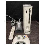 XBOX 360 W/ CONTROLLER & REMOTE UNTESTED