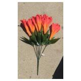 20 Pc Faux Flowers Artificial Lilies