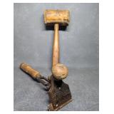 Vintage Stanley #82 adjustable scraper & Old