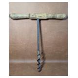 Antique T-Handle Auger